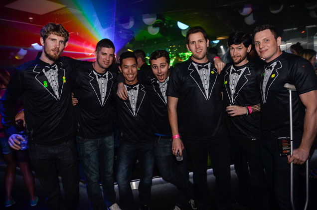 group of Bucks in black tie dress up