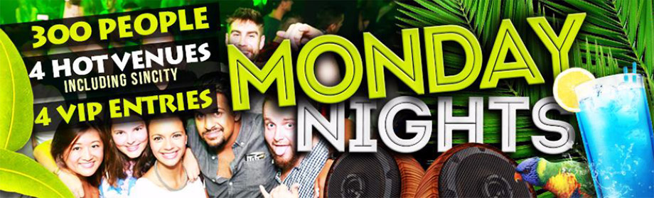 Monday night pub crawl party tour surfers paradise nightclubs & clubs vip entry drinks & four hot venues