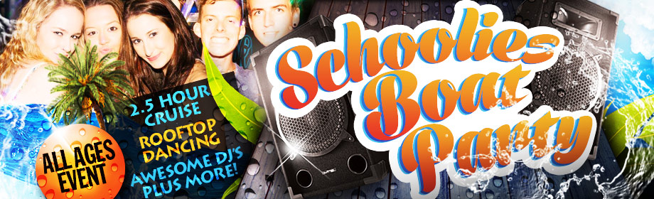 schoolies all ages boat party  in surfers paradise