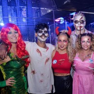 Halloween dress up on Down Under party tour 