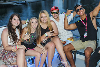 schoolies in Surfers Paradise on the Down Under party boat