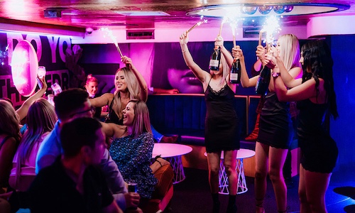 inside The Bedroom Nightclub, Down Under Party tour 