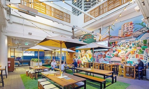 Sundeck at the Beergarden in Surfers Paradise