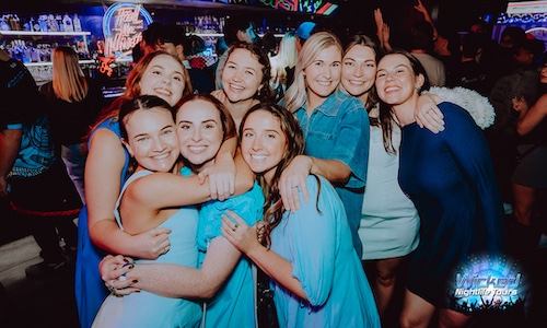 Four Girls Partying in Surfers Paradise Nightclubs