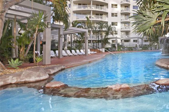 luxurious lagoon pool in surfers paradise